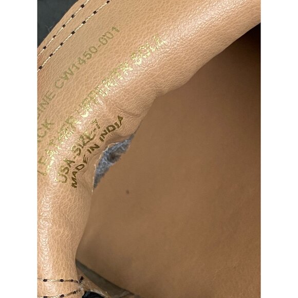 Crevo Francine Black Leather Chunky Loafers Womens 7 Lug Sole Academia Platform - Picture 6 of 16